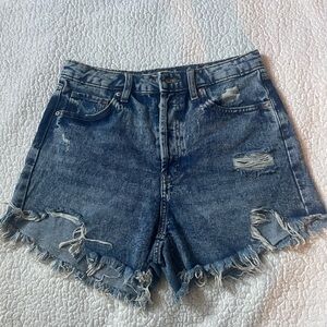 Wild Fable Blue Distressed Jean Shorts